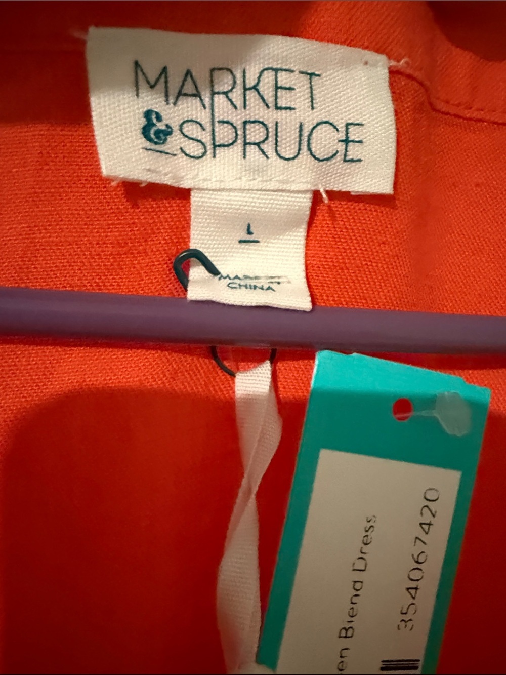 Market & Spruce Bright Orange Maxi Dress - Picture 2 of 12